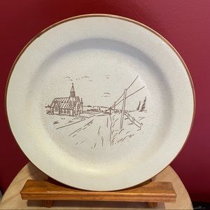 French Stoneware Plate - Va Au Lave-Vaisselle Coree Collection Manoir.